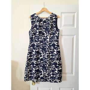 Gerard darel Floral Navy Dress 42